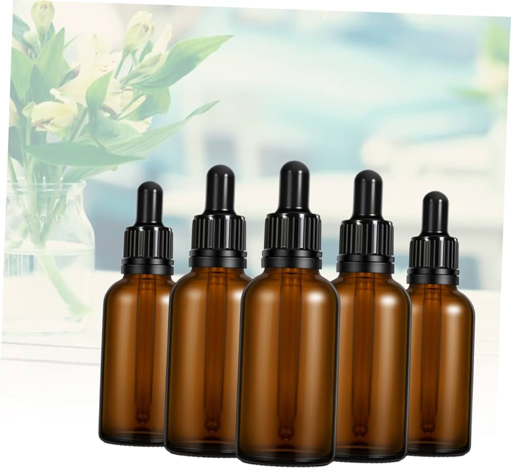 早い者勝ち❣️エッセンシャルオイルボトル 琥珀色/10 ml スポイト付き 6個 Amazon.co.jp: Chouiery6個 50ml ピペットボトル、スポイト